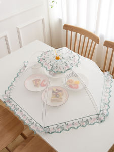 พับกันฝุ่นโต๊ะรับประทานอาหารสไตล์นอร์ดิกใช้ในบ้านอาหารฝาปิดทําความสะอาดง่ายร้านอาหารเกรด One ชั้น