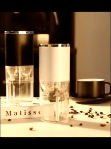 Electric Coffee Grinder，Cofee Maker，Coffee Grinder，USB Rechargeable Professional Ceramic Grinder Coffee Bean Grinder