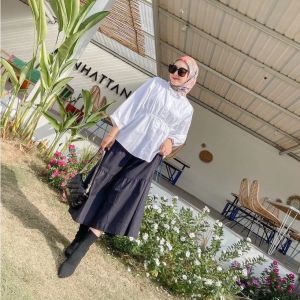 ALYA SHIRT/KEMEJA ALYA SERUT DEPAN/ ALYA SHIRT KATUN POPLIN PREMIUM