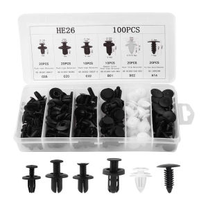 [ Vít nhựa ] Ốc vít nhựa ô tô cản xe 100PCS cố định đinh tán nhựa kẹp nhựa ô tô