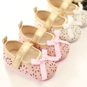 Baby Girl Anti-Slip Casual Shoes Bowknot Soft Soled First Walkers