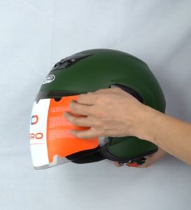 Mũ bảo hiểm 3/4 có kính Chính hãng GRO HD Helmet - Full màu - BH 12 tháng - Phù hợp cả nam và nữ