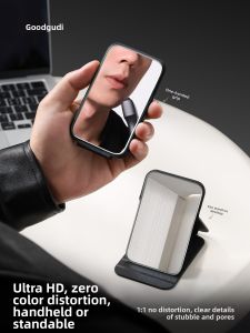 Goodgudi | Portable Standable HD Folding Grooming Mirror
