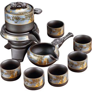 Luxury High-end Easy-to-use Purple Clay Tea Set