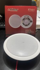 FT STAR 5 inches 30watts ceiling speaker public broadcasting background musicspeaker model FT-5-1