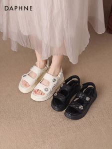 Daphne | Magic Tape Thick Sole Elevator Sandals