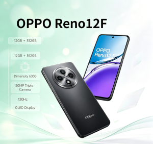 OPPO | 2026 new phone OPPO Reno12F Smartphone Model 12GB RAM 512GB Storage High-End Memory for Uninterrupted Usage Official Authentic
