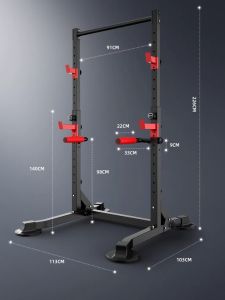 Home Gym Pull up Bar Rack Dumbbell Stand Push up Bench Folding Single Double Bar Squat Stand Weight Lifting Bed Exercise Equipment