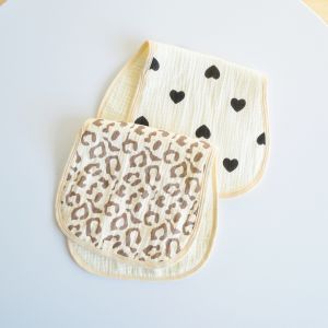 Ultra Soft Pure Cotton Muslin Baby Burp Cloth Cloud Piece Shoulder Pad Anti Reflux Saliva Towel for Newborn Infants Babies