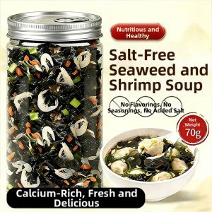 SONGNIJIA | Childrens Dried Seaweed and Shrimp Soup Base Instant Soup Mix