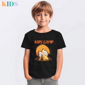 เสื้อเด็ก Kids Camp ผ้า Cotton 100% สวมใส่สบาย