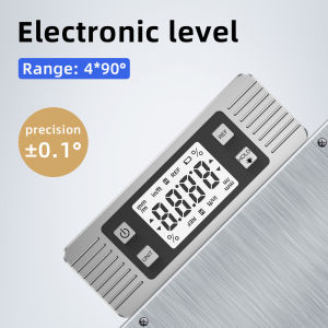 Electronic level Digital electronic protractor 4*90 angle meter  woodworking precision level measurement