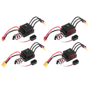 Welcomehome 60A Brushless ESC 2-3S Waterproof Brushless Speed Controller Brushless ESC RC Upgrade Tools for 1/10 RC Car Truck