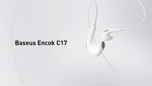 Tai Nghe Có Dây BASEUS C17 Type-C White - Chức Năng Thể Thao Tích Hợp Micro Dễ Dàng Vận Động Mà Không Lo Tuột - Bảo hành 12 tháng