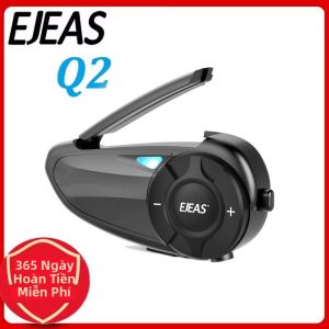 EJEAS Q2 Mũ Bảo Hiểm Xe Máy Bluetooth 5.1 Tai Nghe Liên Lạc Nội Bộ Kết Nối Nhanh Chống Nước Lên Đến 2 Người Lái Tai Nghe Liên Lạc Không Dây Cho Xe Máy