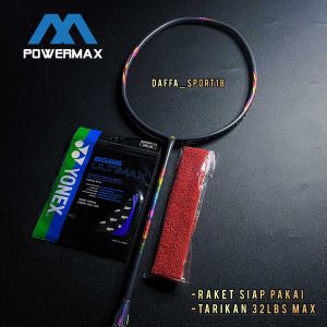 RAKET BADMINTON POWERMAX AZTROZ 99 III ORIGINAL SIAP PAKAI