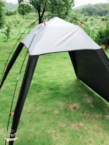 Orzee Portable Beach Shade Tent - Lightweight UV-Resistant Triangle Canopy for Camping & Hiking - 230 x 210 x 160 cm
