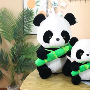 Mainan Bamboo Panda Mainan mewah Pasangan Kanak-kanak Mengiringi Anak Patung Panda Toy plush Toys BABY PANDA TOYS