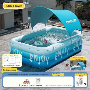 GWYNET | Foldable Outdoor Shade Pool for Children and Adults