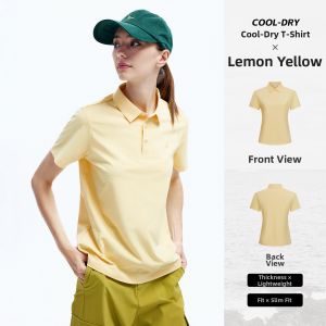 Navigare | Summer Slim Fit Casual Outdoor Short Sleeve Polo Shirt Yellow