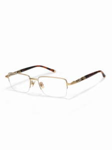 Evil Pet | Fashionable Semi-Rim Business Acetate Titanium Hollow Legs Anti-Blue Light Eyeglasses