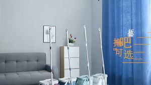 READY STOCK❤️Auto Squeeze Mop with Bucket Set 360 Rotating Floor Wash Household Cleaning Flat Mops Wet or Dry Usage Home Cleaner Accessories/ Mop Lantai