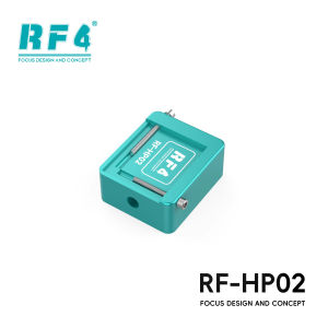 RF4 RF-HP02 Mini Chip Cleaning Block Dual Sided Fast Heat for Solder Glue Removal Adjustable Screw Multi Size Chip Repair Tool