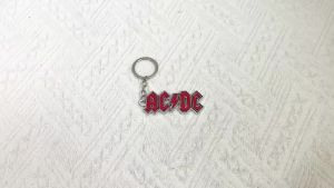 Bandai | Rock Roll Music Song Enamel Pendant Keychain Band Vintage Badge Keyrings for Backpack Decorate Collectibles