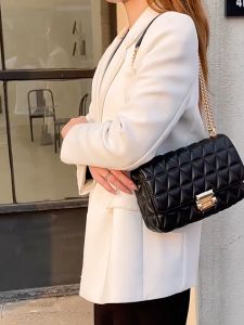 QFDI túi xách nữ đẹp mới của phụ nữ Túi túi đeo vai thời trang Túi đeo chéo ling Túi Dây Xích lưới cao cấp giải trí Túi vuông nhỏ