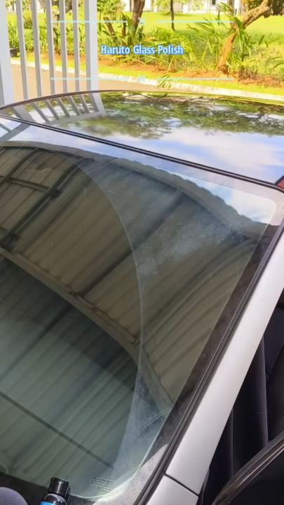 Glass polish Haruto 100ml pembersih jamur kaca mobil jepang dan eropa