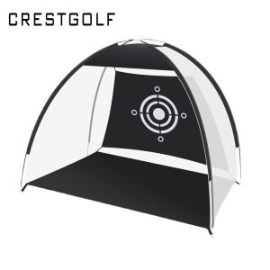 CRESTGOLF Golf practice net Golf swing practice net Indoor and outdoor strike net cutting rod net thickened encryption anti-rebound