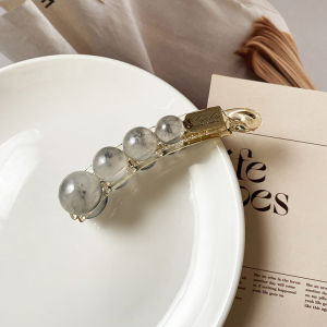 Elegant Small Banana Hair Clip Vertical Tail Womens Hair Accessories Anti-slip Toothed Hair Clip Stylish Headwear for Women