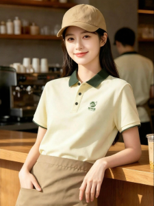 FAYILANG | Ice Silk Custom Printed Logo Polo Shirts Work Uniform Female Short Sleeve