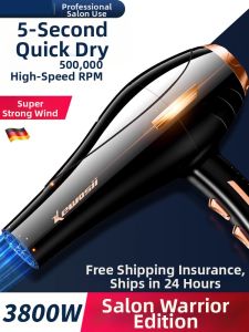 High Power Professional Salon Use Negative Ion Protection 3800W Hair Dryer