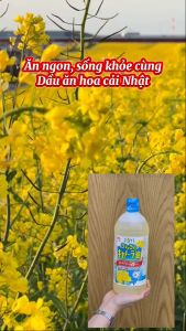 Dầu ăn hoa cải Ajinomoto nội địa Nhật Bản 1000g
