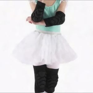 1Pair Kids Youth Knee & Elbow Pads Protective Gear Set for Boys Girls Breathable Safety Pads for Basketball Cycling Sports