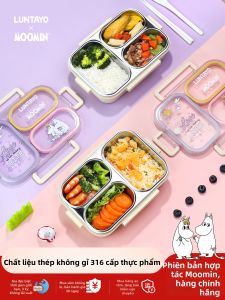 LUNTAYO | Microwave Heatable 316 Stainless Steel Lunch Box for Work School Kids Sectioned