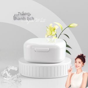 TINGYA | Hộp Ngâm Lưu Trữ Dụng Cụ Niềng Răng và Hàm Giả Di Động
