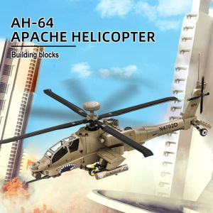 Apache airplane building blocks Toy Assembly Particle Boys And Girls Birthday Gifts Kids toys