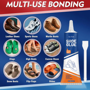 Strong Repair Shoe Glue Quick Dry for Sneakers Boots Sandals Leather Rubber Canvas - Waterproof & Durable Fix Adhesive