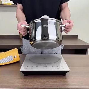 RONGCHUAN | 316L Stainless Steel Food Grade Large Capacity Thickened Induction Cooker Exclusive Soup Pot