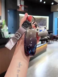 Suitable for Denza D9 EV 2024-2025 BYD Denza EV smart casting children car key male high-end pendant car dynamic sports