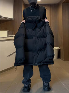 Cleanfit Black Jiujiang down Jacket Mens Winter Korean Wear Fancy Bread Clothing Stand Collar Cotton Jacket