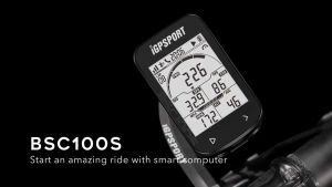 iGPSPORT BSC100S GPS Bike Computer 2.6 inch Screen Waterproof Bluetooth Wireless Speedometer For MTB 40 Kinds Cycling Data Measured Long Battery Road Bicycle Smart Stopwatch