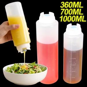 Food-Grade Squeeze Bottle with Measurement Markings Honey Tomato Sauce Salad Dressing Salad Sauce Dispenser Kitchen Supplies