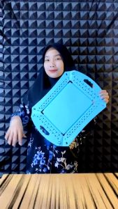 Talenan Wadah Lipat Plastik Tirisan Keranjang Talenan Buah Sayur Multifungsi Praktis