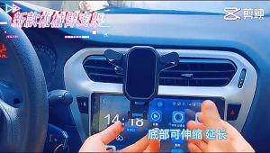 Tri-Town Universal Gravity Clamping Car Air Vent Mount Mobile Phone Holder Stand Bracket