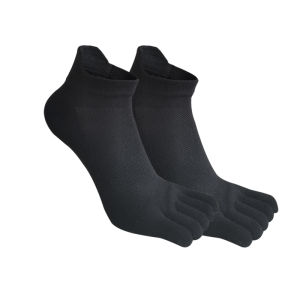 Nam Mắt Cá Chân Năm Ngón Tay Chắc Chắn Lưới Cotton Thấm Hút Mồ Hôi Thoáng Khí Khử Mùi Mềm Mại Co Giãn Giày Thể Thao Ngón Chân Tất