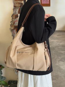 Large Capacity Commuter Outdoor Travel Tote Bag Multi-Functional Double Shoulder Strap Versatile Single Shoulder Bag for Women