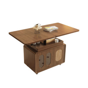 HESHIBOYA | Foldable Mobile Wooden Adjustable Table